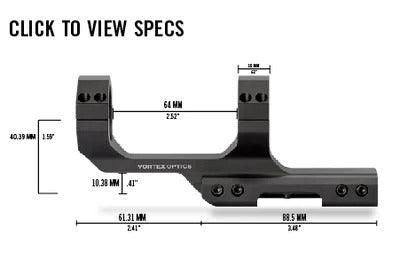 VORTEX OPTICS 30MM SPORT CANTILEVER MOUNT 2" OFFSET