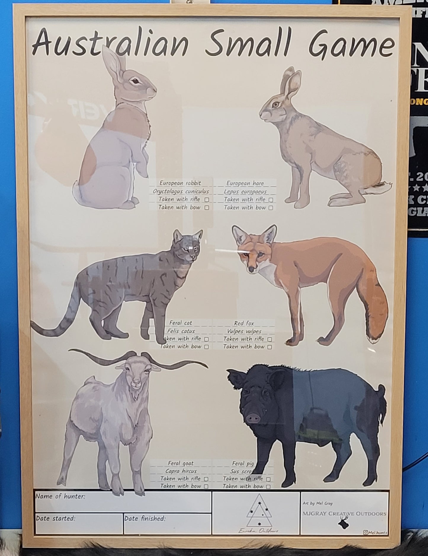 Australian Small Game - A1 Poster