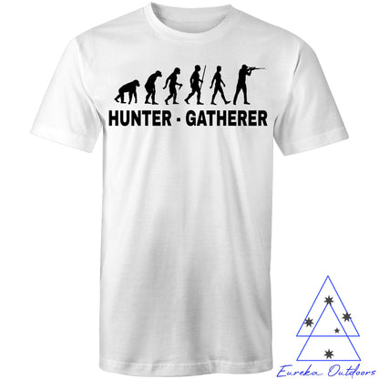 Hunter Gatherer - Firearms v2. Men's AS Color 100% cotton t-shirt. Regular cut. With new model