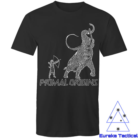 Primal Origins - Man vs Mammoth AS Colour Staple - Mens T-Shirt
