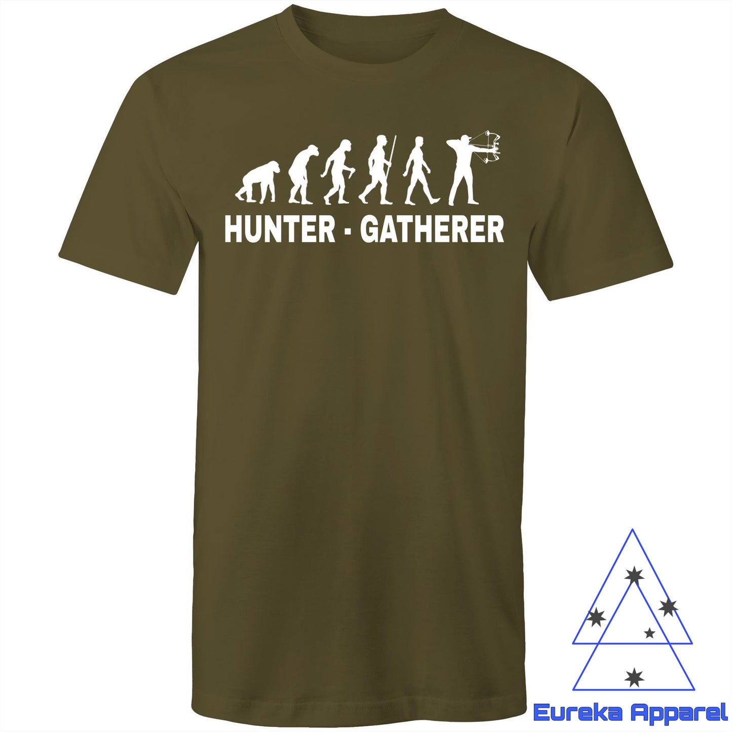 Hunter Gatherer - Bowhunting.  Men's AS Color 100% cotton t-shirt. Regular cut.
