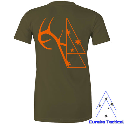 Hunting Connection Podcast/Eureka Tactical. Women's AS Colour 100% cotton maple tee