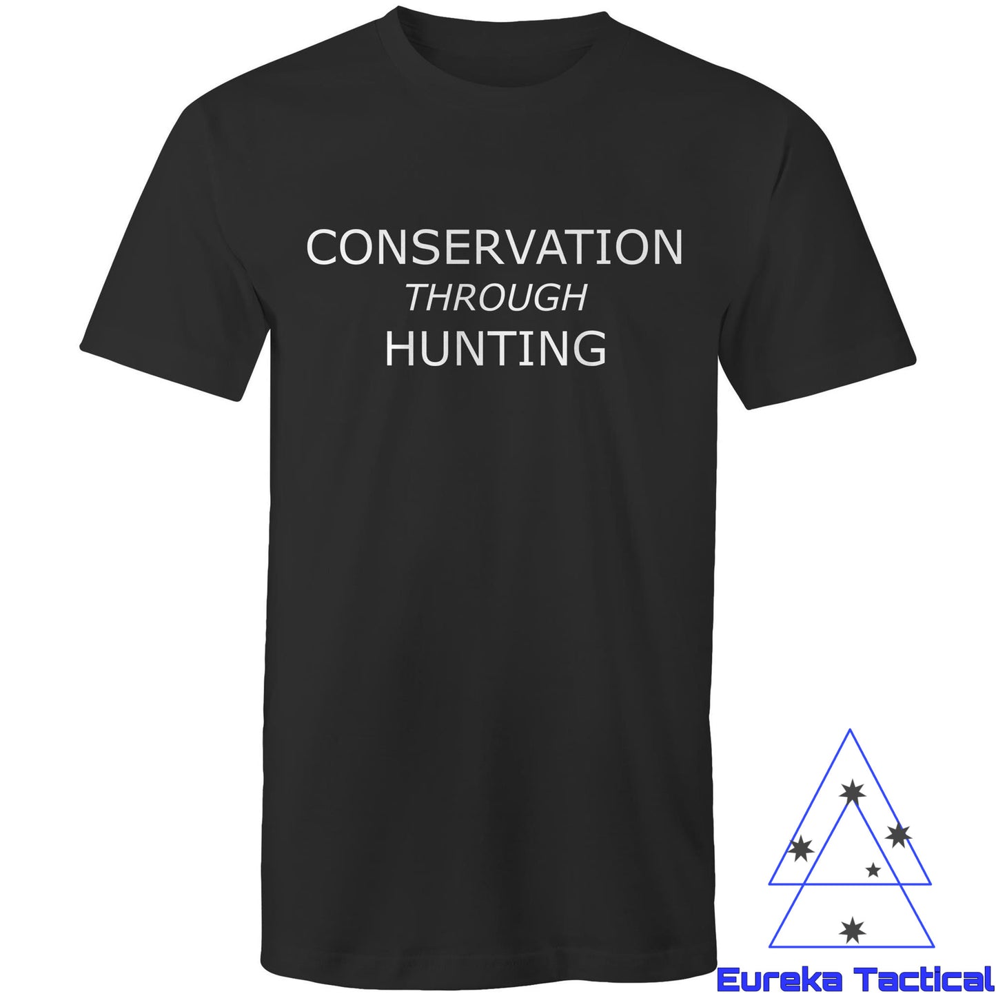 Conservation through hunting. Men's AS Colour 100% Cotton Staple T-Shirt
